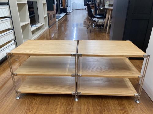 無印良品 (ムジルシリョウヒン) ステンレスユニットシェルフ 375 ナチュラル