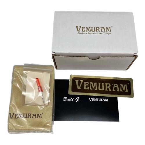 VEMURAM (ベムラム) Gritty Gain Boost Pedal Budi-G BGO1907