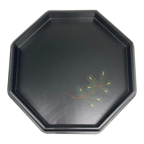 輪島塗 (ワジマヌリ) 茶道具 八角食龍 照作