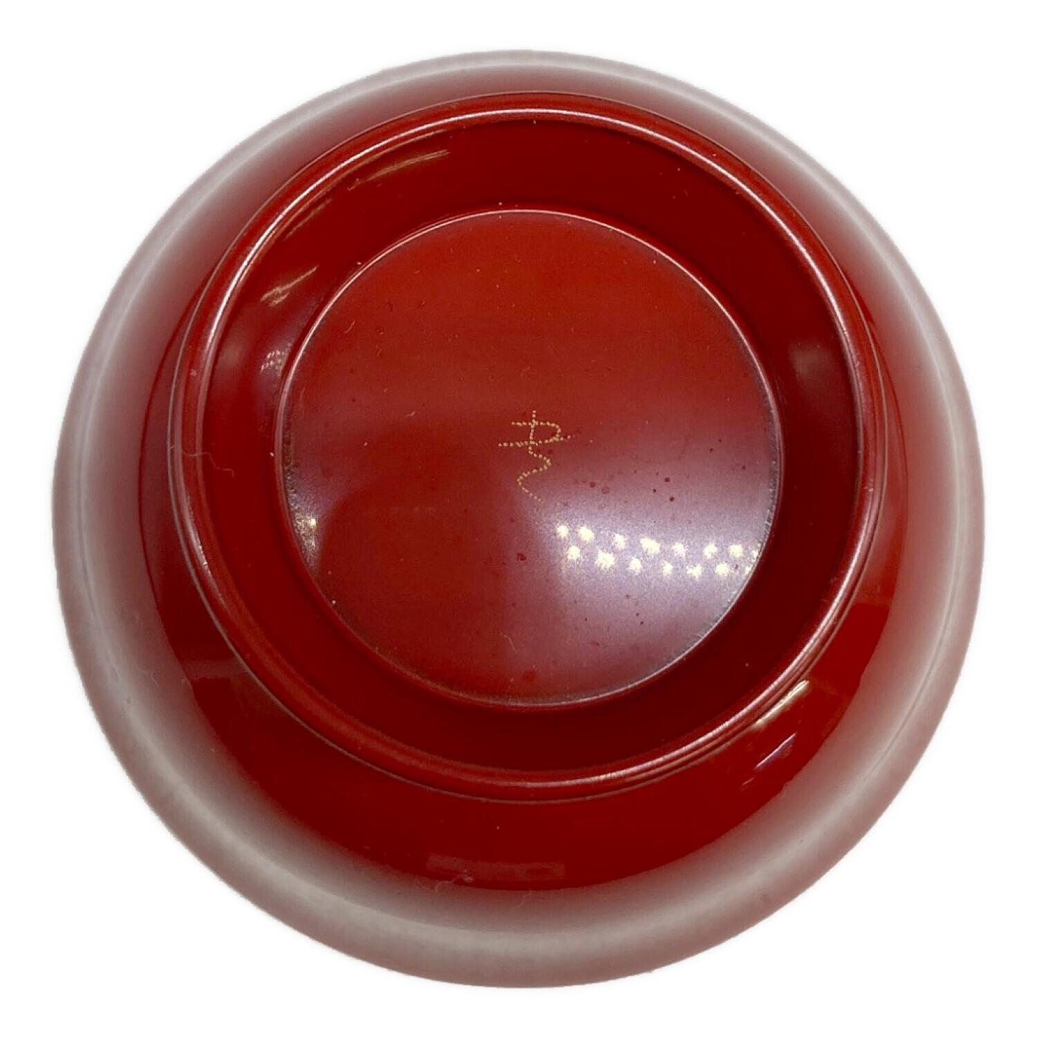 輪島塗 (ワジマヌリ) ぐい呑み 三谷吾一 レッド｜トレファクONLINE