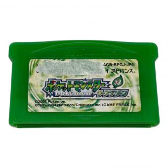 ゲームボーイアドバンス用ソフト ポケットモンスター リーフグリーン