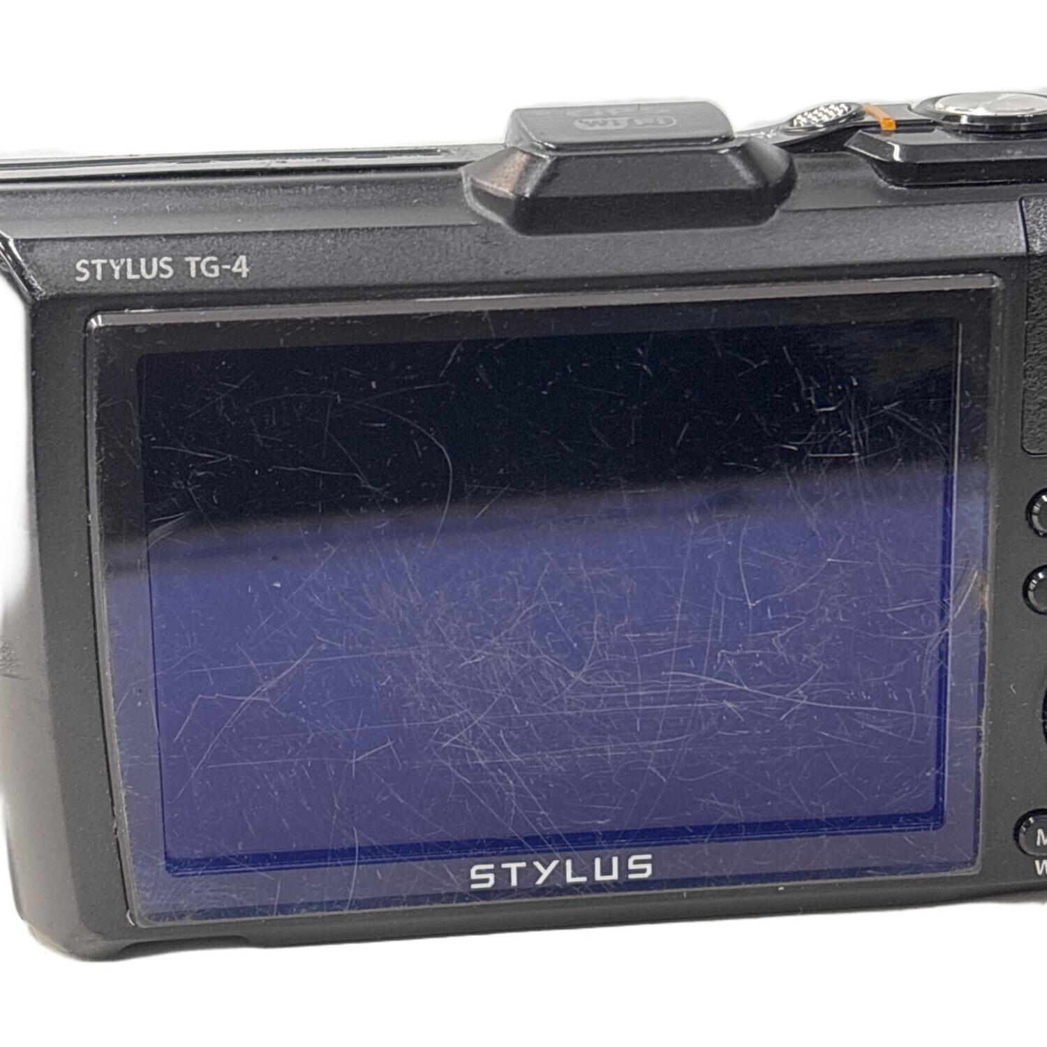 【OLYMPUS】カメラ TG-4【中古/動作確認済み】 OLYMPUS (オリンパス) コンパクトデジタルカメラ TG-4 キズ有