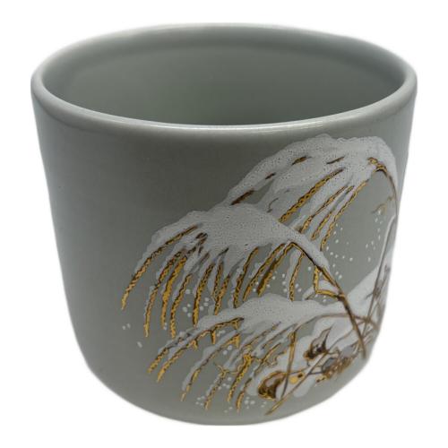 湯呑み 筒茶碗 十二月尾花