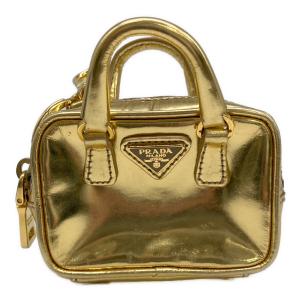 PRADA (プラダ) チャーム ハンドバッグモチーフ @ Π ゴールド