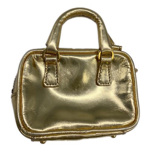 PRADA (プラダ) チャーム ハンドバッグモチーフ @ Π ゴールド