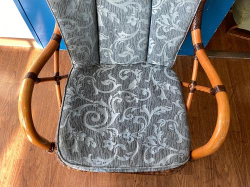 KAZAMA (カザマ) ラタンチェア ブラウン アコルデアームチェア