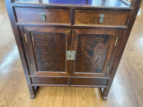 松本民芸家具 (マツモトミンゲイカグ) 朝鮮棚 @ ブラウン