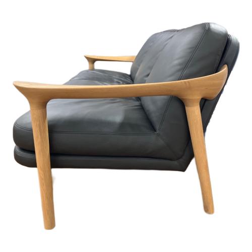 AMLYS 3人掛けソファー 189 ブラック×ナチュラル BRIDGE