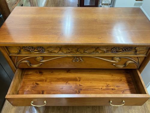 Medea (メデア) 4段チェスト 52 ブラウン