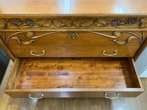 Medea (メデア) 4段チェスト 52 ブラウン