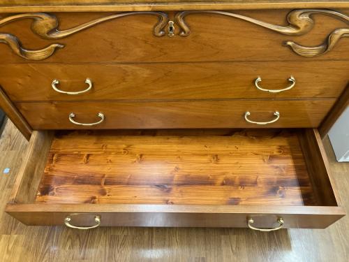 Medea (メデア) 4段チェスト 52 ブラウン