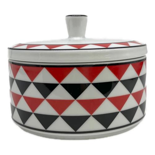 PRADA (プラダ) ポーセリングボックス OC2026 ブラック×レッド PORTA OGGETTI