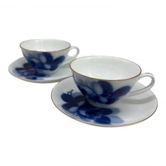 大倉陶園 (オオクラトウエン) カップ&ソーサー ブルーローズ(8211)