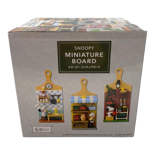 SNOOPY MINITURE BOARD 6個セット キャラクターグッズ