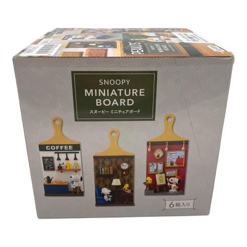 SNOOPY MINITURE BOARD 6個セット キャラクターグッズ