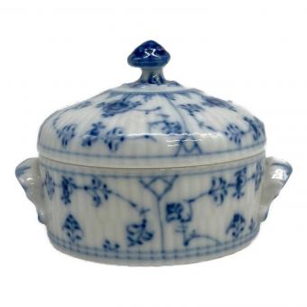 ROYAL COPENHAGEN (ロイヤル・コペンハーゲン) シュガーポット ブルーフルーテッド・プレイン