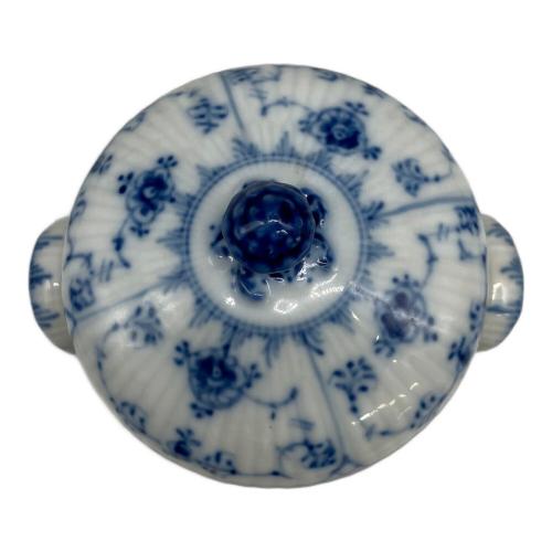 ROYAL COPENHAGEN (ロイヤル・コペンハーゲン) シュガーポット ブルーフルーテッド・プレイン