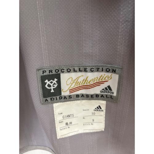 読売ジャイアンツ (ヨミウリジャイアンツ) 応援グッズ ＃9亀井 2010年ビジター グレー