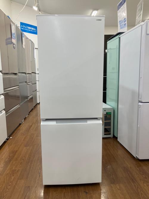 SHARP (シャープ) 2ドア冷蔵庫 SJ-D18P-W 2025年製 179L