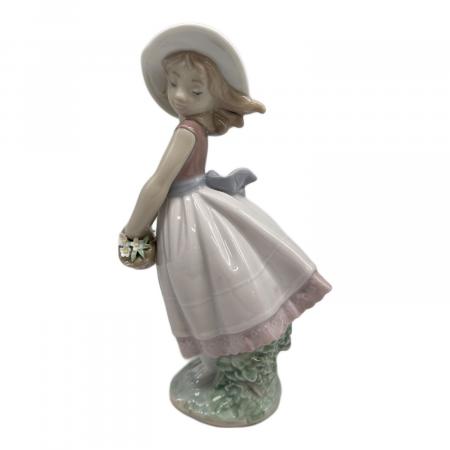 LLADROリヤドロ/フラワーガール フィギュリン LLADRO (リヤドロ) フィギュリン ユートピアコレクション 花欠け有