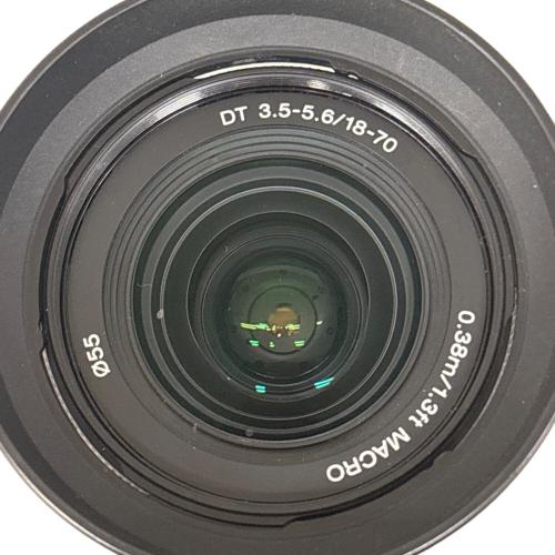 SONY (ソニー) デジタル一眼レフカメラ DSLR-A100 α100 レンズ：75-300・18-70