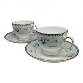 Wedgwood (ウェッジウッド) カップ&ソーサー 2Pセット ヨゴレ有 メドウフィールド