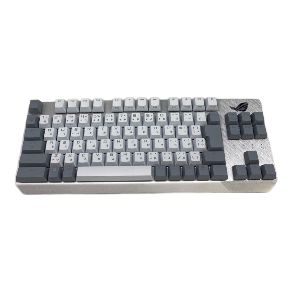 美品激レア　SNE-106 SERIES 日本語キーボード本体 ASUS (エイスース) ROG Strix Scope NX TKL Moonlight White
