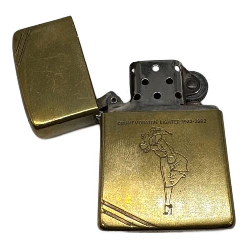 ZIPPO 1932-1982 ウィンディソリッドブラス50周年記念 @