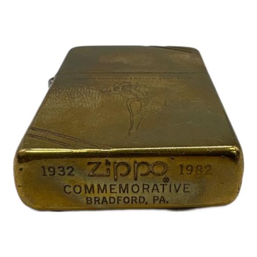 ZIPPO 1932-1982 ウィンディソリッドブラス50周年記念 @