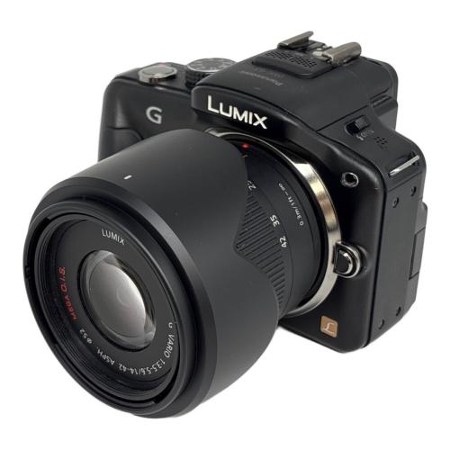 Panasonic (パナソニック) デジタル一眼レフカメラ LUMIX DMC-G3W-K ダブルズームレンズ 箱/説明書
