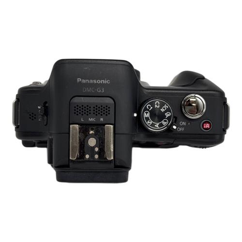 Panasonic (パナソニック) デジタル一眼レフカメラ LUMIX DMC-G3W-K ダブルズームレンズ 箱/説明書