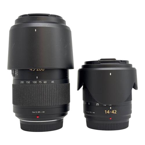 Panasonic (パナソニック) デジタル一眼レフカメラ LUMIX DMC-G3W-K ダブルズームレンズ 箱/説明書