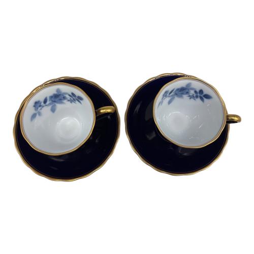 香蘭社 (コウランシャ) ペア碗皿 サムシングブルー