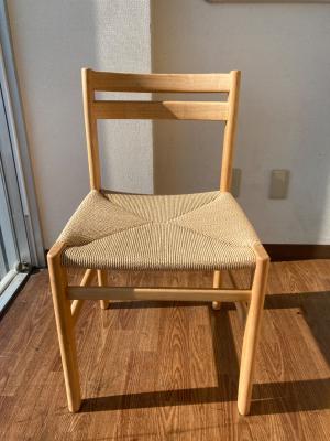 無印良品 (ムジルシリョウヒン) ペーパーコードチェア 277 ナチュラル
