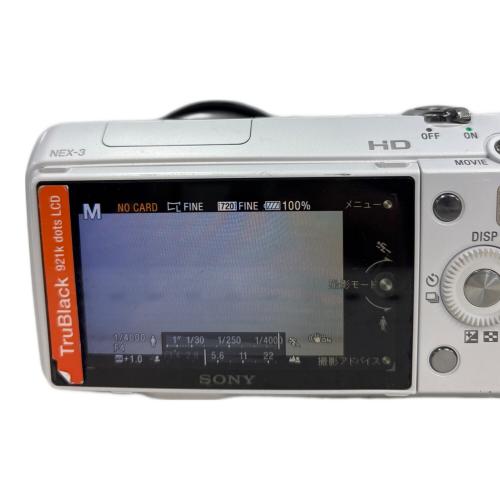 SONY (ソニー) ミラーレス一眼カメラ NEX-3 NEX-3K ズームレンズキット