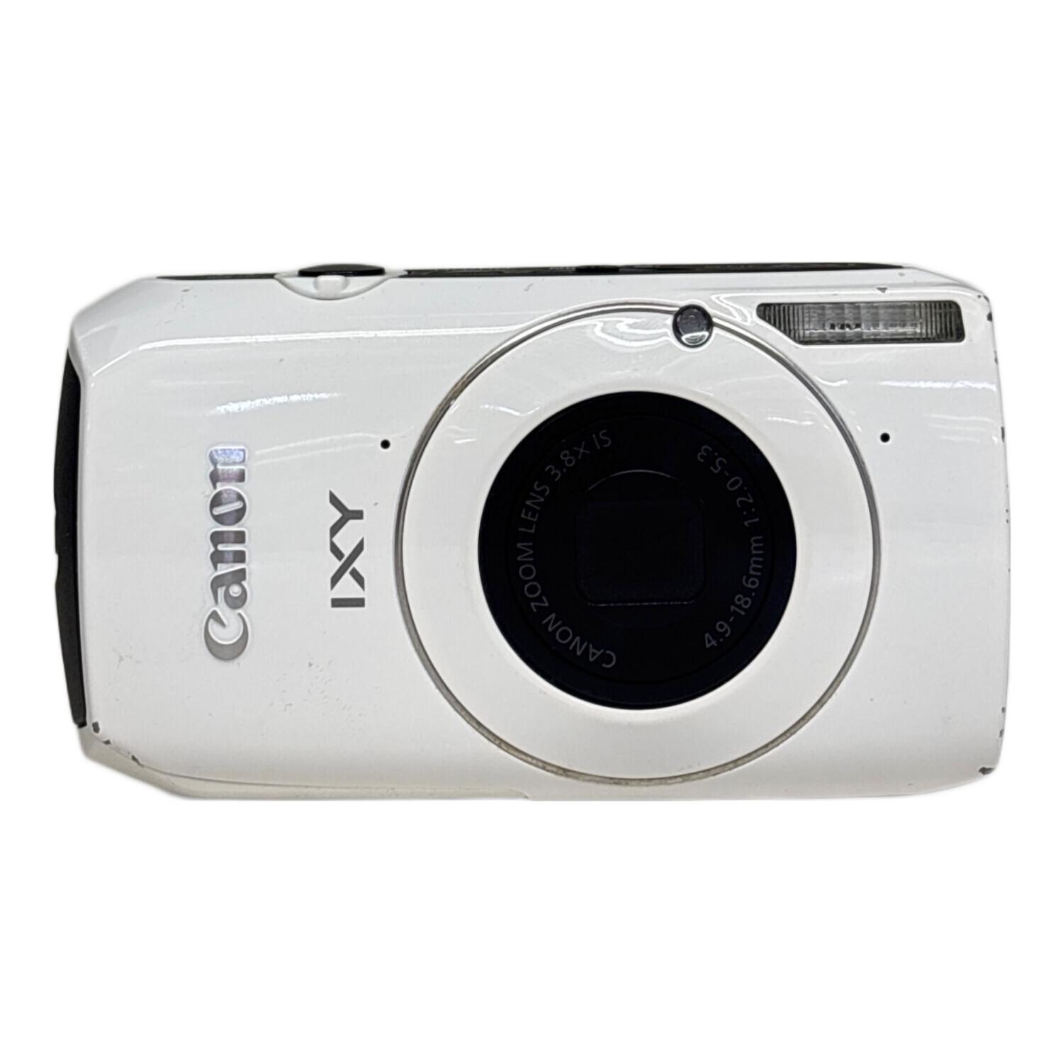 【ジャンク品】Canon IXY 30S ホワイト CANON (キヤノン) コンパクトデジタルカメラ PC1473 IXY 30S