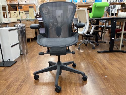 Herman Miller (ハーマンミラー) ワークチェアー AER1B22PW アーロンチェア  221 ブラック リマスタード/ライトモデル
