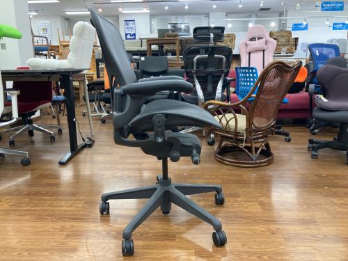 Herman Miller (ハーマンミラー) ワークチェアー AER1B22PW アーロンチェア  221 ブラック リマスタード/ライトモデル