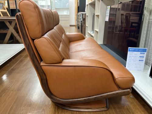 karimoku (カリモク) 3人掛けソファー ZT59 114 オレンジ