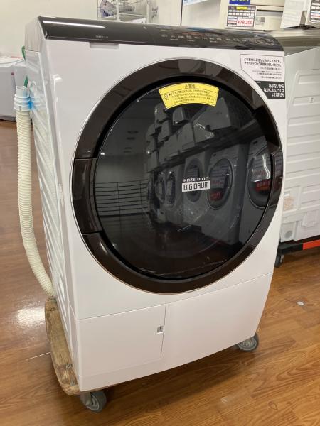C8-5 2021年製 HITACHI ドラム式洗濯乾燥機 BD-SX110GL HITACHI (ヒタチ) ドラム式洗濯乾燥機 BD-SX110FL 2021年製