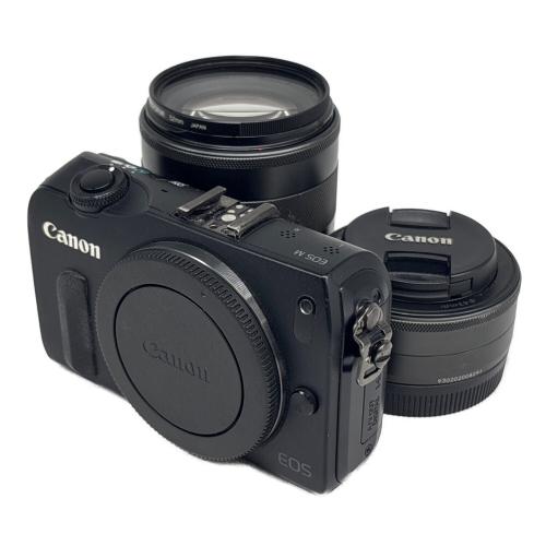 CANON (キヤノン) ミラーレス一眼カメラ EOS M ダブルレンズキット　マウントアダプタ付属
