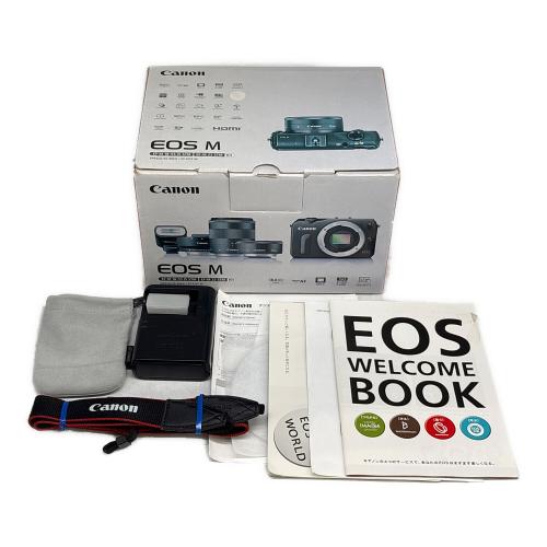 CANON (キヤノン) ミラーレス一眼カメラ EOS M ダブルレンズキット　マウントアダプタ付属