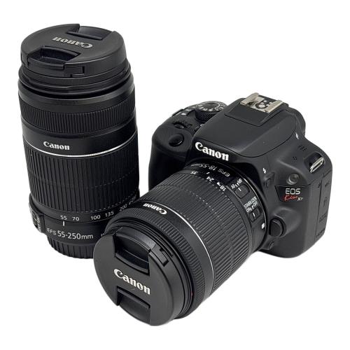 CANON (キヤノン) デジタル一眼レフカメラ EOS kiss X7 ダブルズームキット