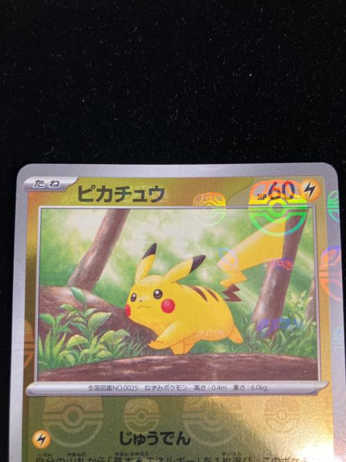 ピカチュウ ポケモンカード C @ Π マスターボールミラー