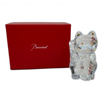 Baccarat (バカラ) クリスタルオブジェ 招き猫