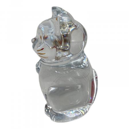 Baccarat (バカラ) クリスタルオブジェ 招き猫｜トレファクONLINE