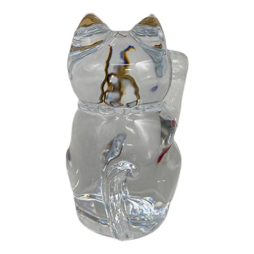 Baccarat (バカラ) クリスタルオブジェ 招き猫