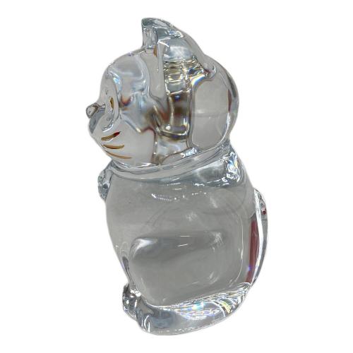 Baccarat (バカラ) クリスタルオブジェ 招き猫