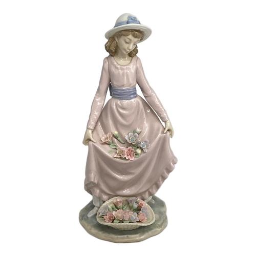 LLADRO (リヤドロ) 置物 花のバスケット 　欠け有