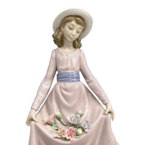 LLADRO (リヤドロ) 置物 花のバスケット 　欠け有